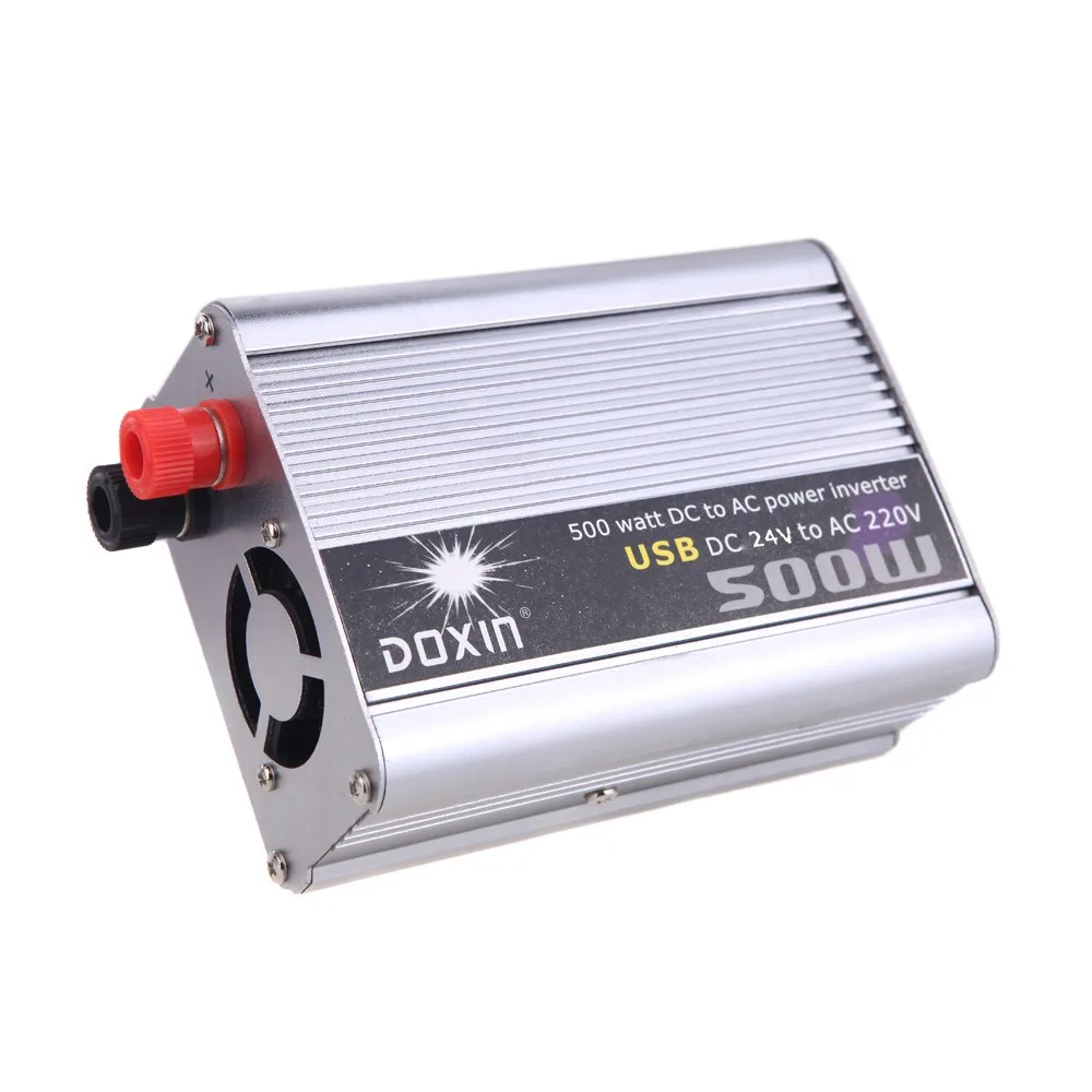 

Car Charger Power Inverter Converter 500w DC 12v To AC 220v USB Travel Gift Power Inverters Car Charger 500W Watt DC 24V