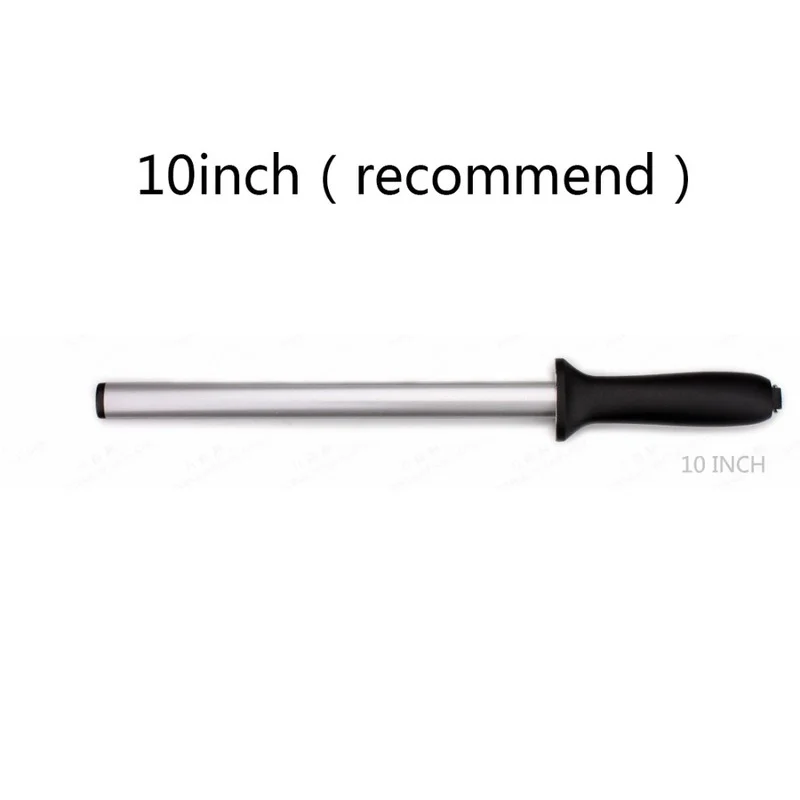 (diamond)1pcs 8/10/12 inch sharpening rod kitchen knife sharpener steel system diamond edge grind | Дом и сад