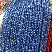 natural agated faceted stone beads round section loose small beads for diy jewelry making accessories necklaces bracelet