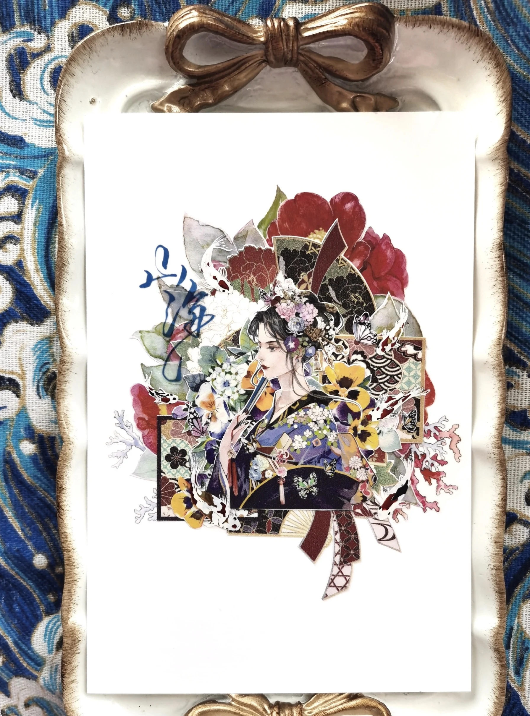 Винтажная красота васи ленты пуля журнал маскирующая лента клейкая DIY