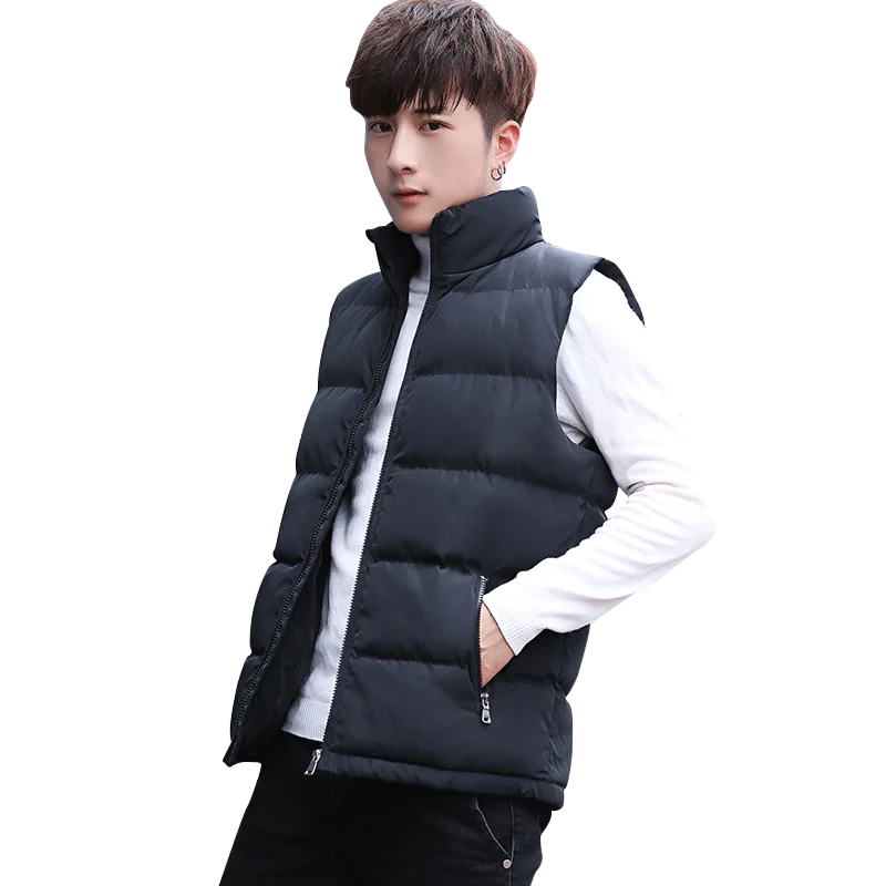 Мужской жилет приталенный верхняя одежда с хлопковой подкладкой мужской для