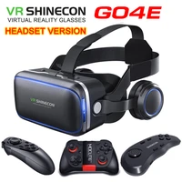 original vr shinecon 6 0 standard edition and headset version virtual reality 3d vr glasses headset helmets optional controller