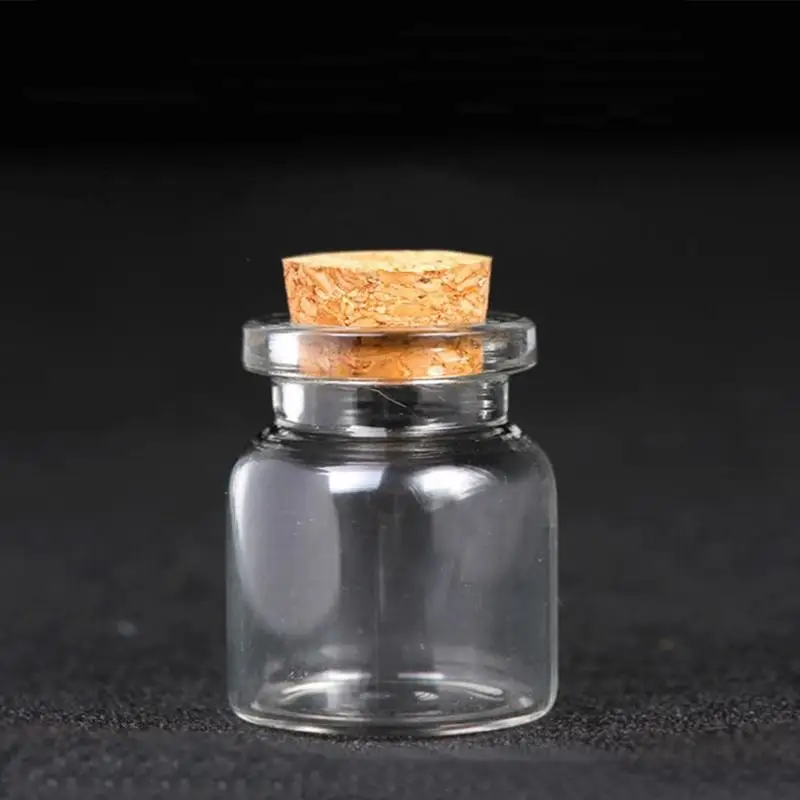 5 шт./компл. пробковая маленькая стеклянная бутылка мини-украшение сделай сам для