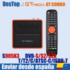 GTMEDIA GT Combo,Android 9,0 TV BOX,Core 3D 4K Ultra 4K Dual WiFi 2,45 GHz Smart TV BOX DVB-S2XT2C 10Bit спутниковый ресивер