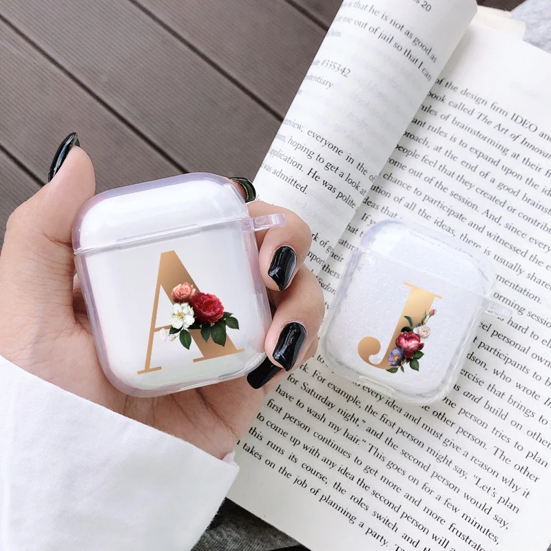 Мягкий милый чехол для наушников Apple airpods роскошный оригинальный с надписью