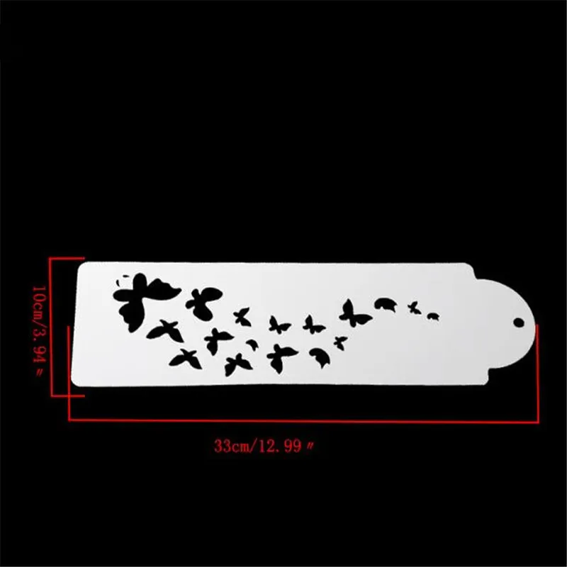 

Hot Sale DIY Chocolate Sugar Craft Candy Cake Lace Decorating Around The Edge Mold New Butterfly Design Silicone Fondant Mould