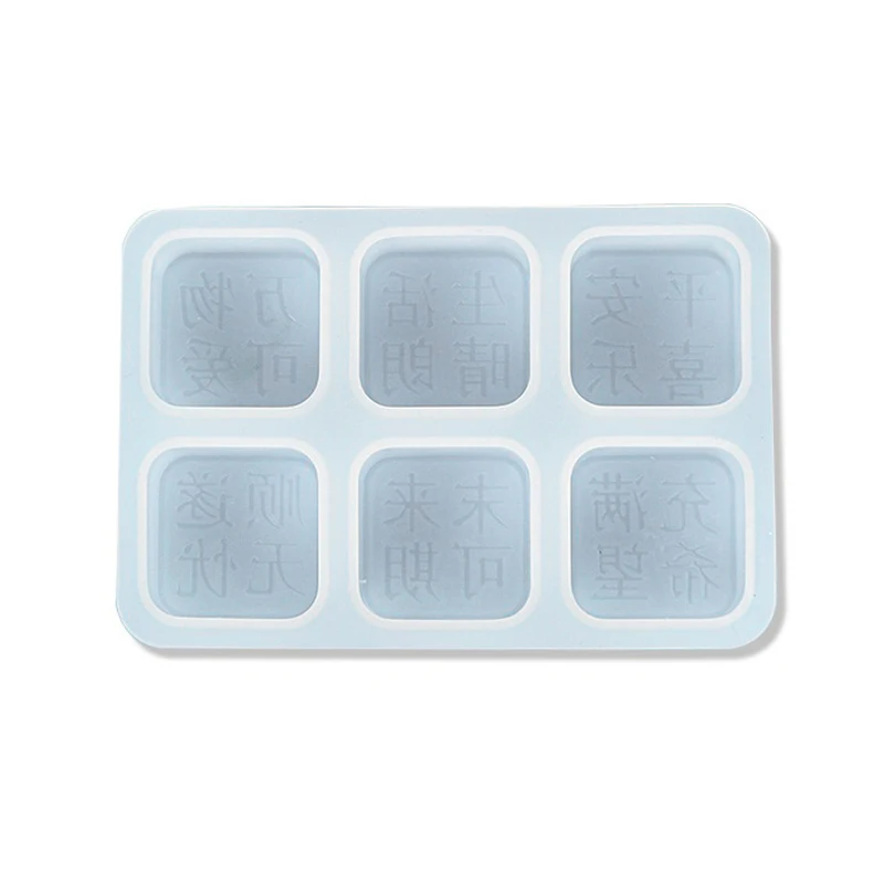 

DIY Aromatherapy Epoxy Mold for Handmade Keychain Silicone Resin Mould Chinese Style Home Decoration Accessories Crafts