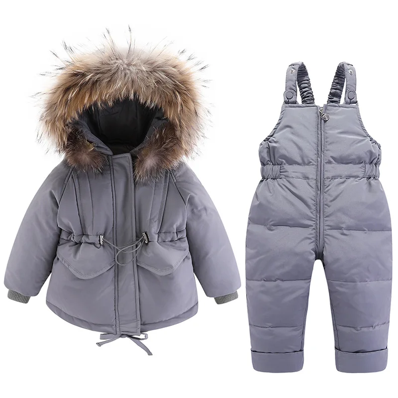 2019 г. Зимняя куртка детские комбинезоны для девочек и мальчиков детский зимний