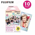 2017 Новый оригинальный Fujifilm Fuji Instax Mini блестящие звезды принты Плёнки 10 Простыни детские для 8 50 s 7 s 90 25 поделиться SP-1 мгновение камер