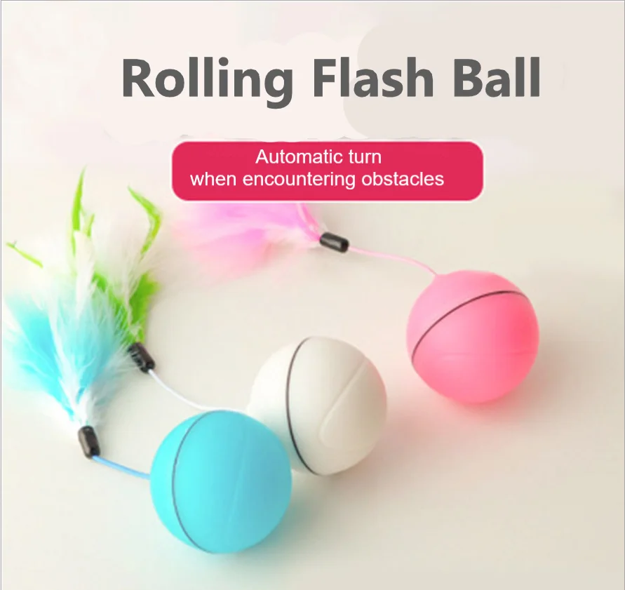 Wicked Ball Jump Pet светодиодный шар с гибким шариком автоматический роликовый USB-шар для