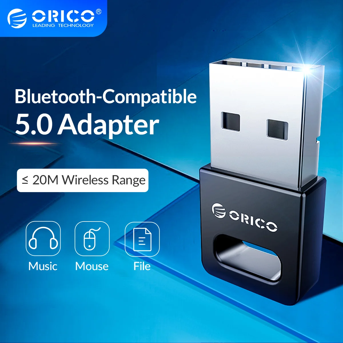Адаптер ORICO Mini Wireless USB Bluetooth 4 0 USB-ключ передатчик приемник музыка аудио для ПК