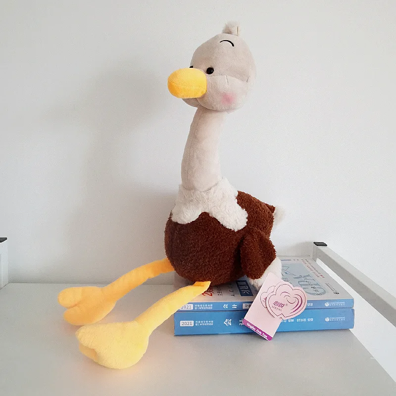 Игрушка плюшевая Страусиная детская милая мультяшная мягкая кукла украшение для