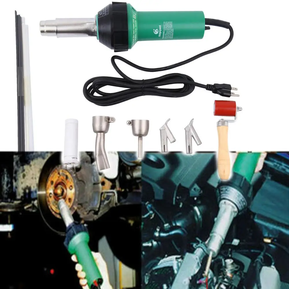 (Доставка из ЕС) 1500 Вт термовоздушный пластиковый сварочный термоприпой пистолет