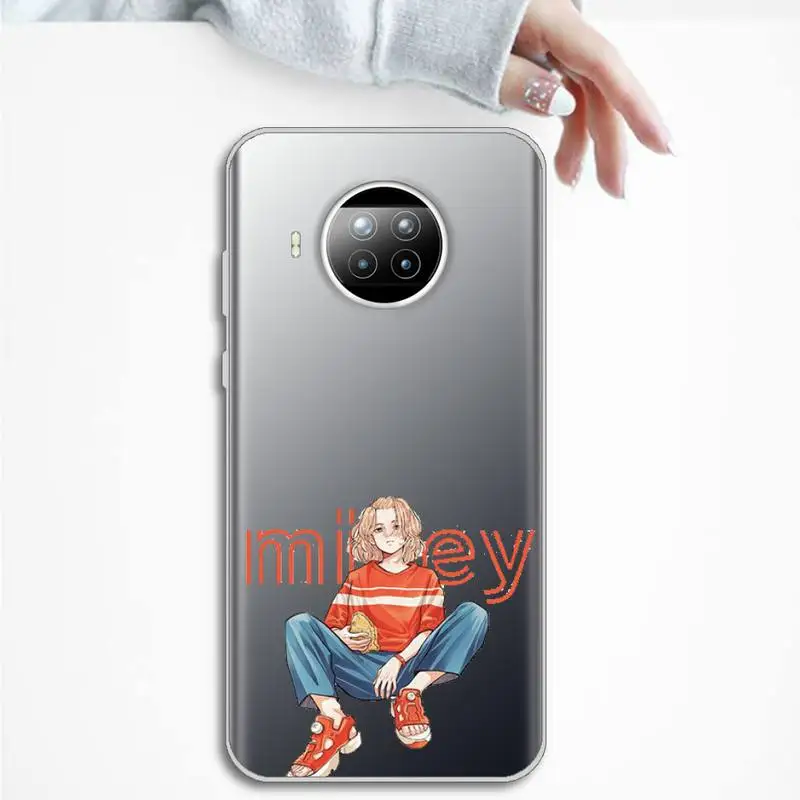 

Tokyo Revengers manjiro sano Phone Case Transparent Clear for Xiaomi Redmi note 10 t 8 9 pro lite 11