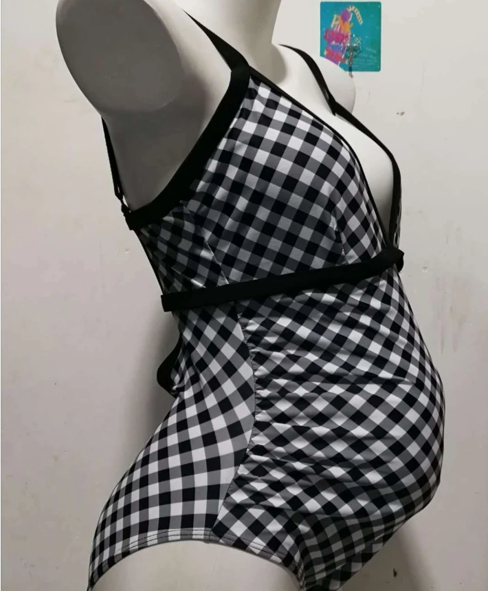 Купальники для беременных большие размеры танкини женские купальники Купальник