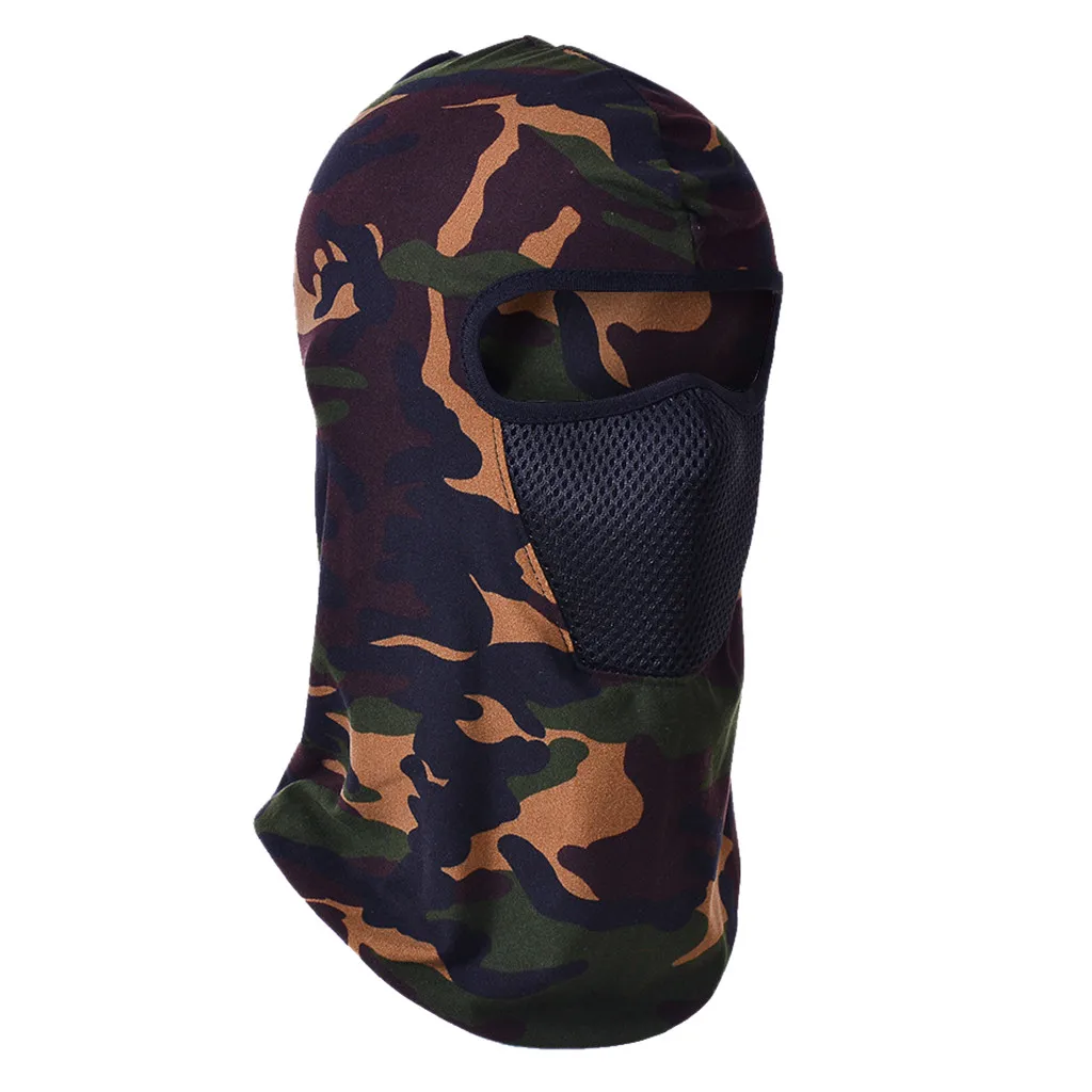 Мотоциклетная Балаклава маска для лица теплая ветрозащитная дышащая страйкбола
