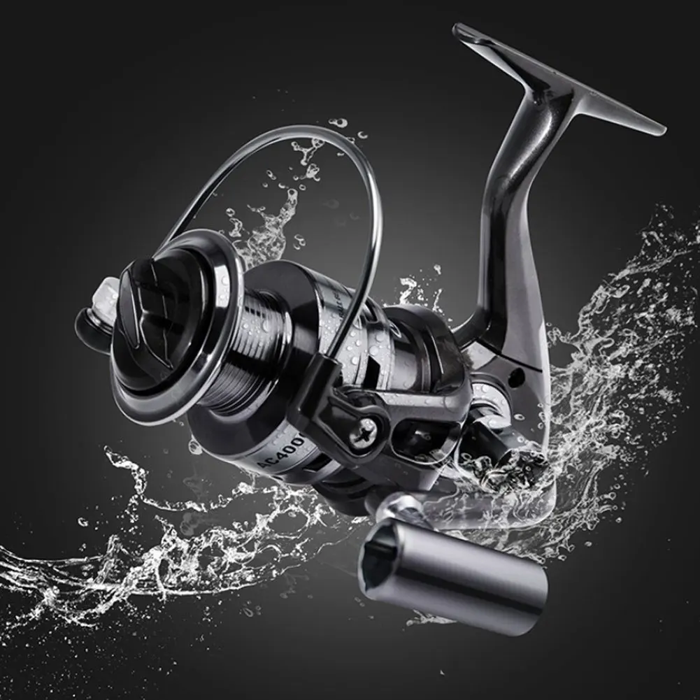 

Metal Head Spinning Wheel Fishing Reel 5.1:1 Speed Spool Spinning Reel Swing Arm Left And Right Handle Line Spool Fishing Reels