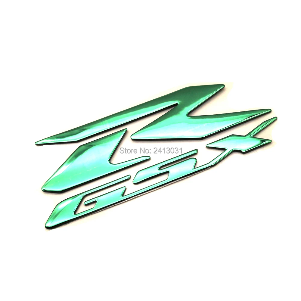 Значок с эмблемой мотоцикла 2 шт. наклейка 3D логотипом колесного бака GSXR для SUZUKI R