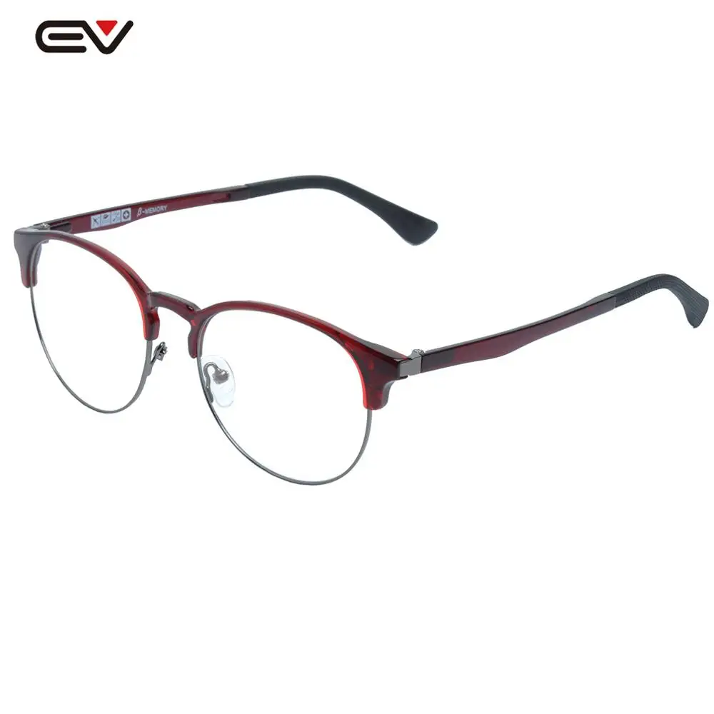 

Burgundy Browline Glasses For Women Retro Style Men's nerd glasses w/case Eyebrow Eyeglasses For Prescription Lens 53mm-18mm