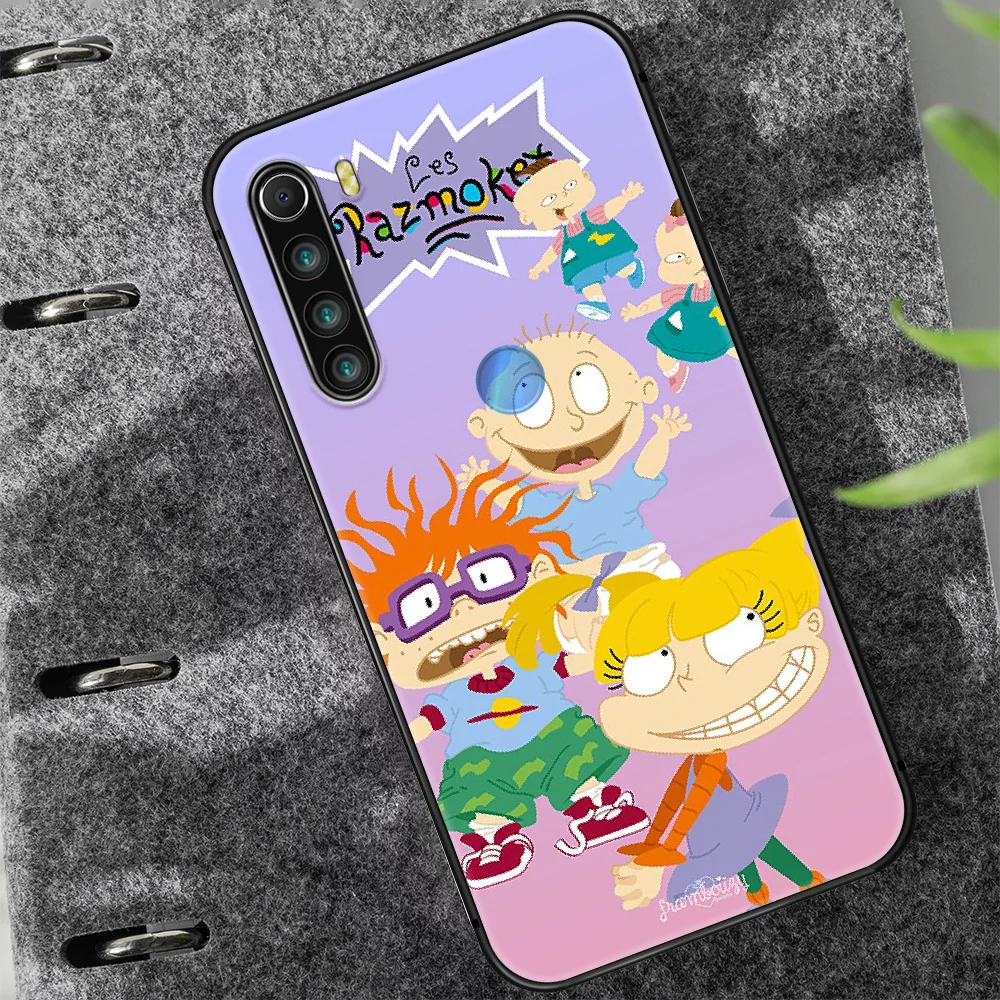 

cartoon Rugrat funny Phone Case Cover Hull For XIAOMI Redmi 7 7a 8 8a 9 10X NOTE 6 7 7s 8 8t 9 9s Pro Max black Shell Pretty