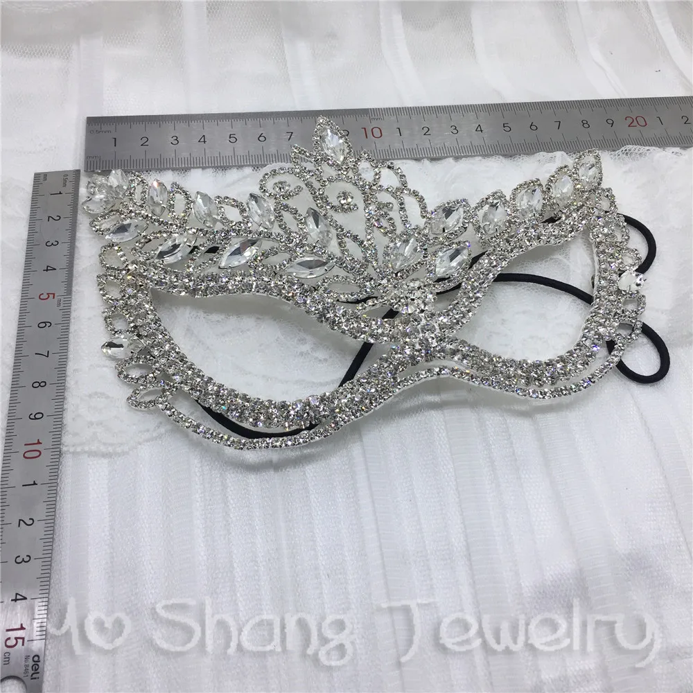 Свадебная маскарадная Хрустальная маска идеально подходит для выпускного