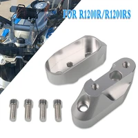 motorcycle cnc front handlebar risers top cover clamp extend adapter for bmw r1200rs r1200 rs 2015 2018 2017