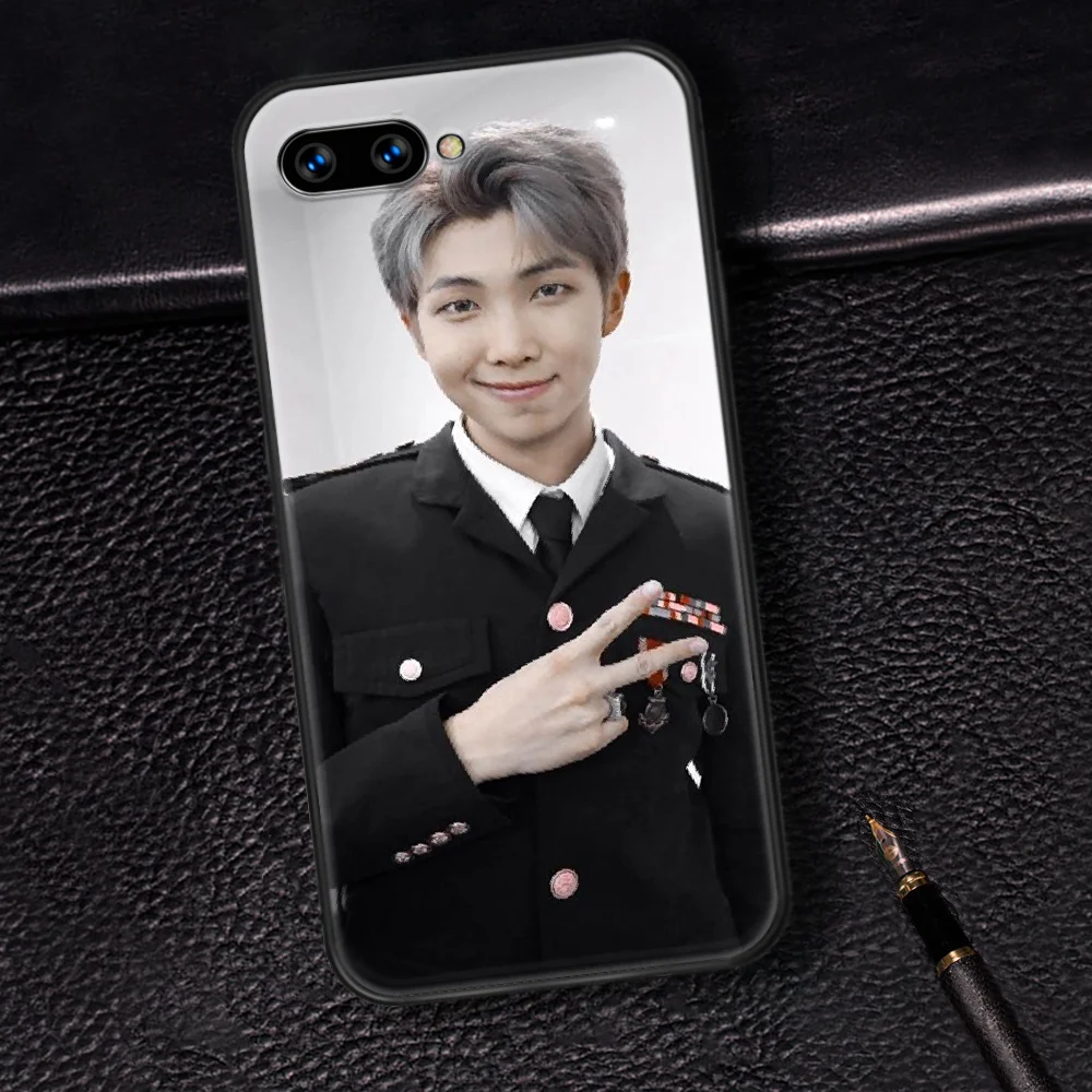 

Bangtan Boys Nam Joon Kim Phone Case Cover Hull For HUAWEI Honor 6A 7A 7C 8 8A 8S 8x 9 9x 10 10i 20 Lite Pro black Cell 3D Coque
