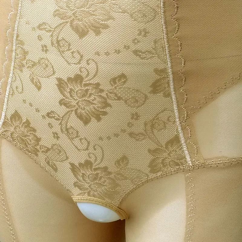 

Shapewear Sissy Body Shaper Abdomen Panties Open Crotch Slim Waist Leg Tummy Trimmer Floral Lace Mens Control Boxer Underwear