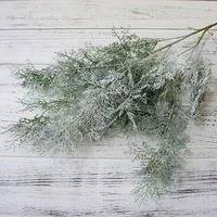 2pcslot artificial fern plastic plant tree branch green dianthus leaves grass diy wedding christmas home decoration fake plants