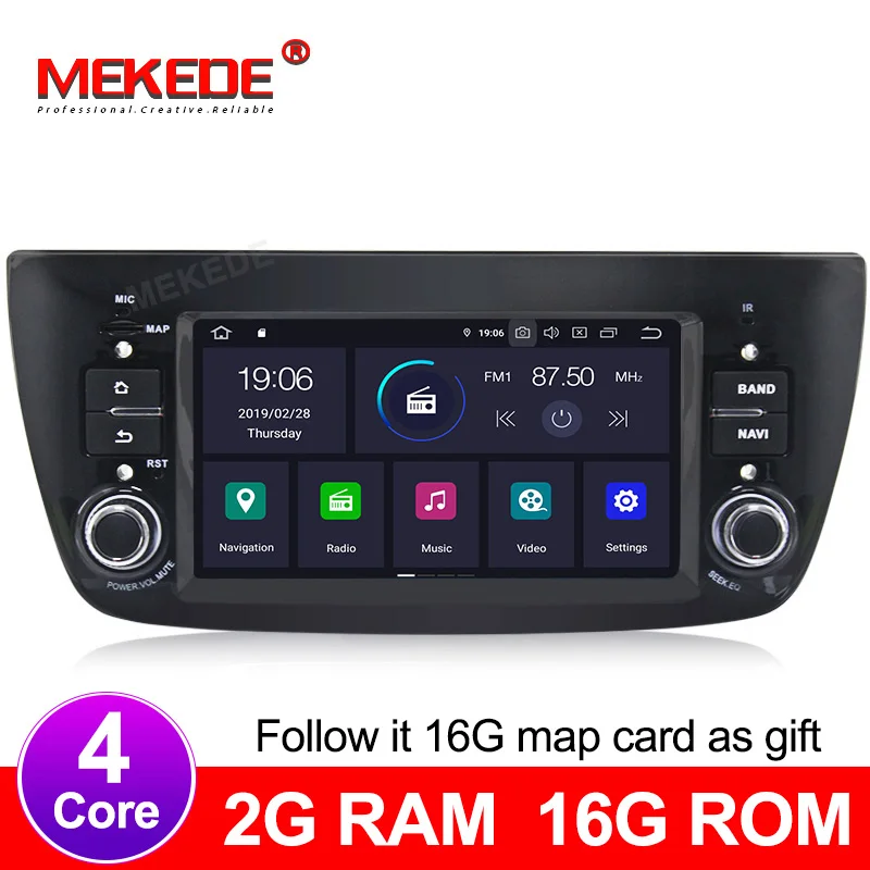 Android 9 0 4G + 64G Автомобильный dvd-плеер стереосистема с GPS для FIAT DOBLO Opel Combo Tour 2010-2015