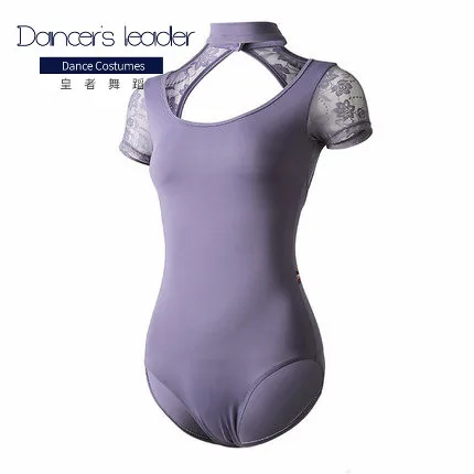 Ballet Leotard For Women Training Wear Lace Adult Gymnastics Competition Clothing Small Stand Collar Bib Swimsuit | Тематическая