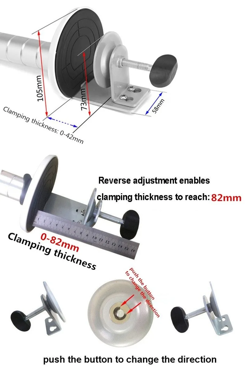 Алюминий сплав Тетрадь Стенд 10 15 дюймов + монитор Макс. 27 двойной кронштейн