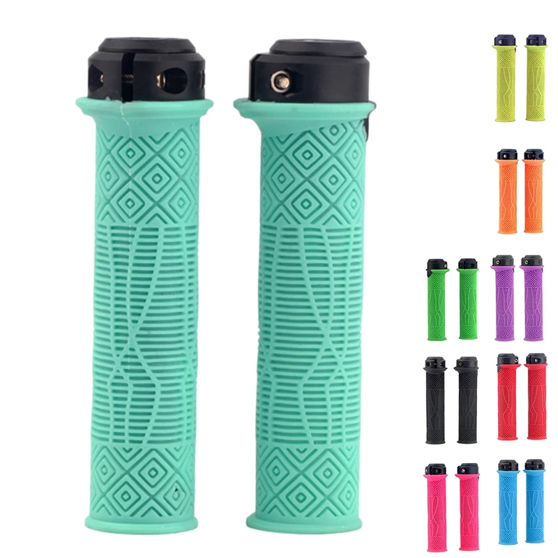 

ODI MTB Handlebar Grips Silica Gel HandleBar Anti-Skid Shock-Absorbing Soft Mountain Bicycle Grip Cycling Accessories