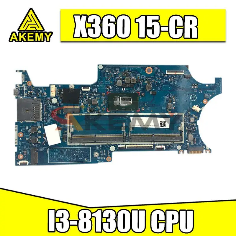 

Материнская плата для ноутбука HP Pavilion X360 15-CR 15-CR0053WM, L20847-601 I3-8130U CPU 17881-1B 448.0EH10.001B DDR4 100% протестирована