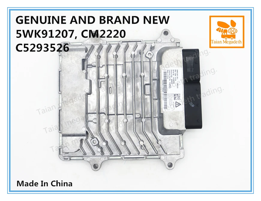 Оригинальный и новый блок управления дизельным двигателем ECM ECU 5WK91207 CM2220