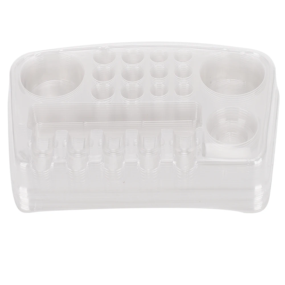 

10pcs Disposable Plastic Tattoo Cartridge Needles Holder Stand Transparent Tray Tattoo Accessory