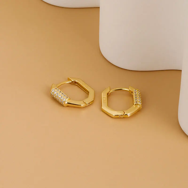 Ливи серебро Цвет серьги сверкающий Цирконий серьги-гвоздики Модные Изящные