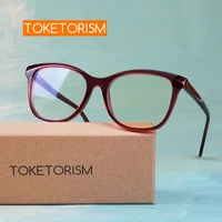 toketorism anti blue vintage glasses quality prescription frames for myopia women mens glasses