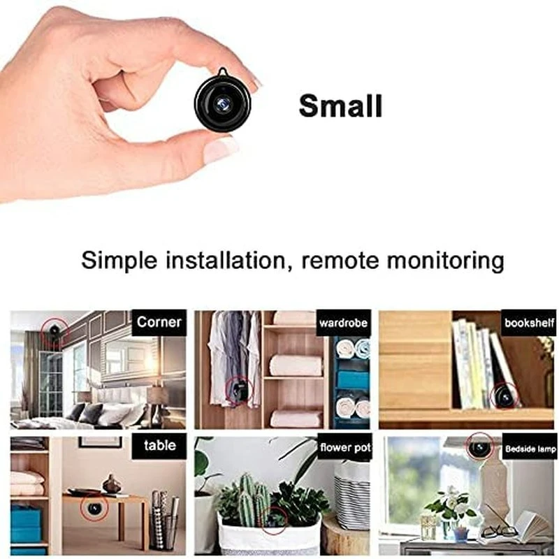 1080p wifi ip camera wireless inoutdoor cctv hd smart home security ir cam new mini camera portable mobile phone accessories free global shipping