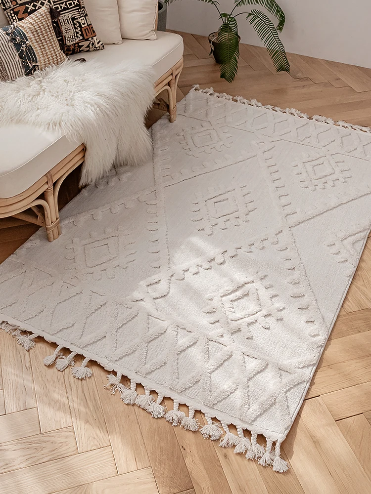Скандинавские марокканские коврики для гостиной домашний мягкий ковер спальни