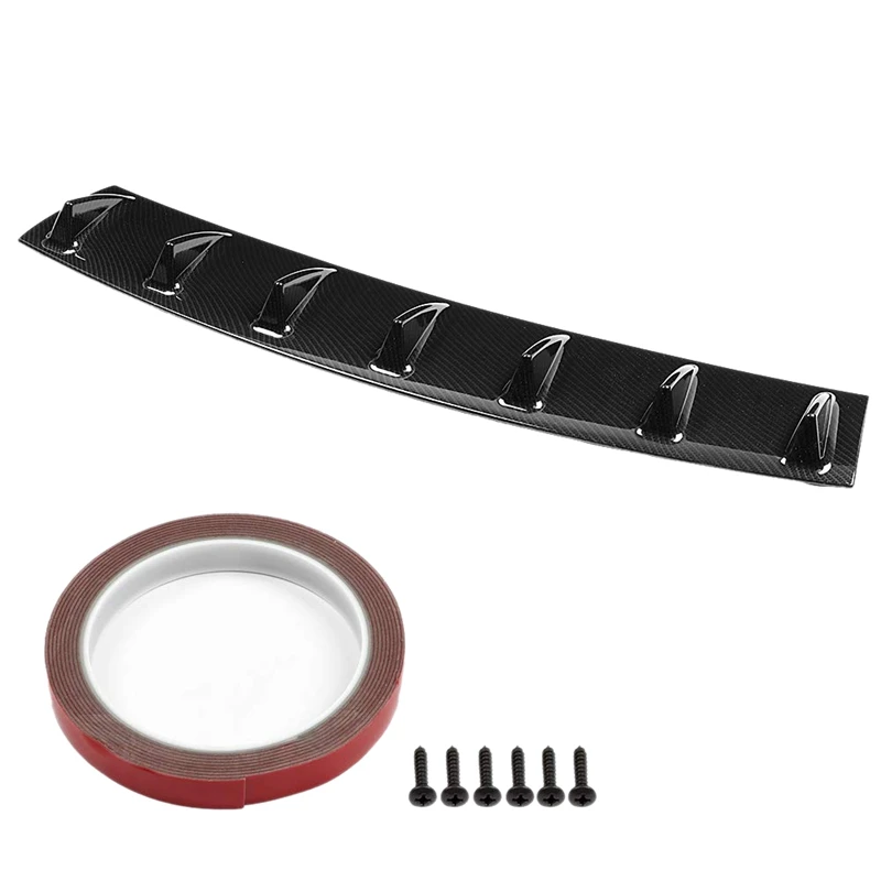 Акула плавный диффузор универсальный карбоновый бампер заднего бампера шасси