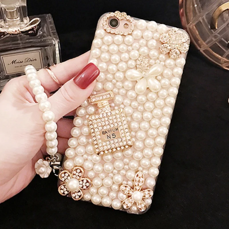 

Pearl Phone Cover Case Cover Skin Protective Shell for Iphone 11 12 Pro Max 12 mini X XR XS Max 7 8 Plus Tassel Phone Case