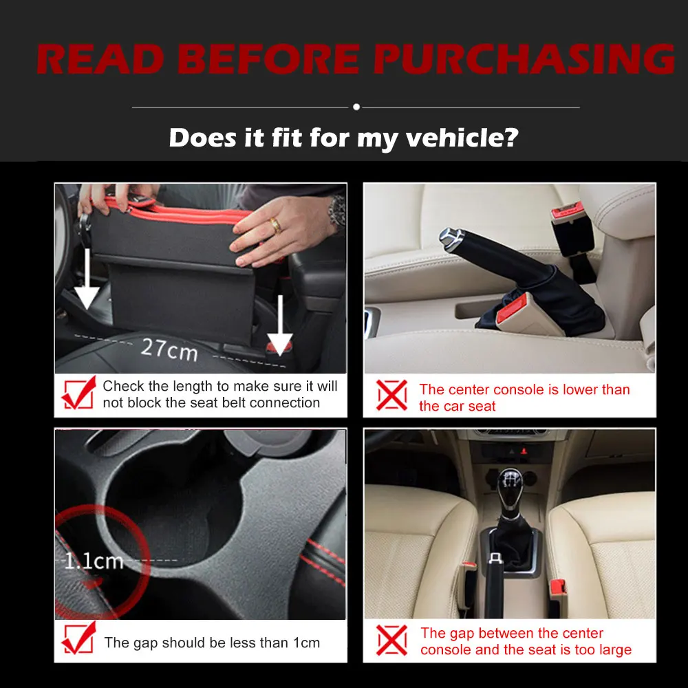 Консоль Боковая Сумка для хранения слот коробки карманная бутылка держатель из