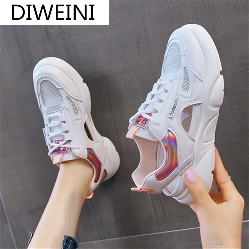 

2021 Fashion Women's Sandals Summer Lace-up Platform Breathable Casual Sneakers Sandals Outdoor Comfortable Hollow Out Sandals