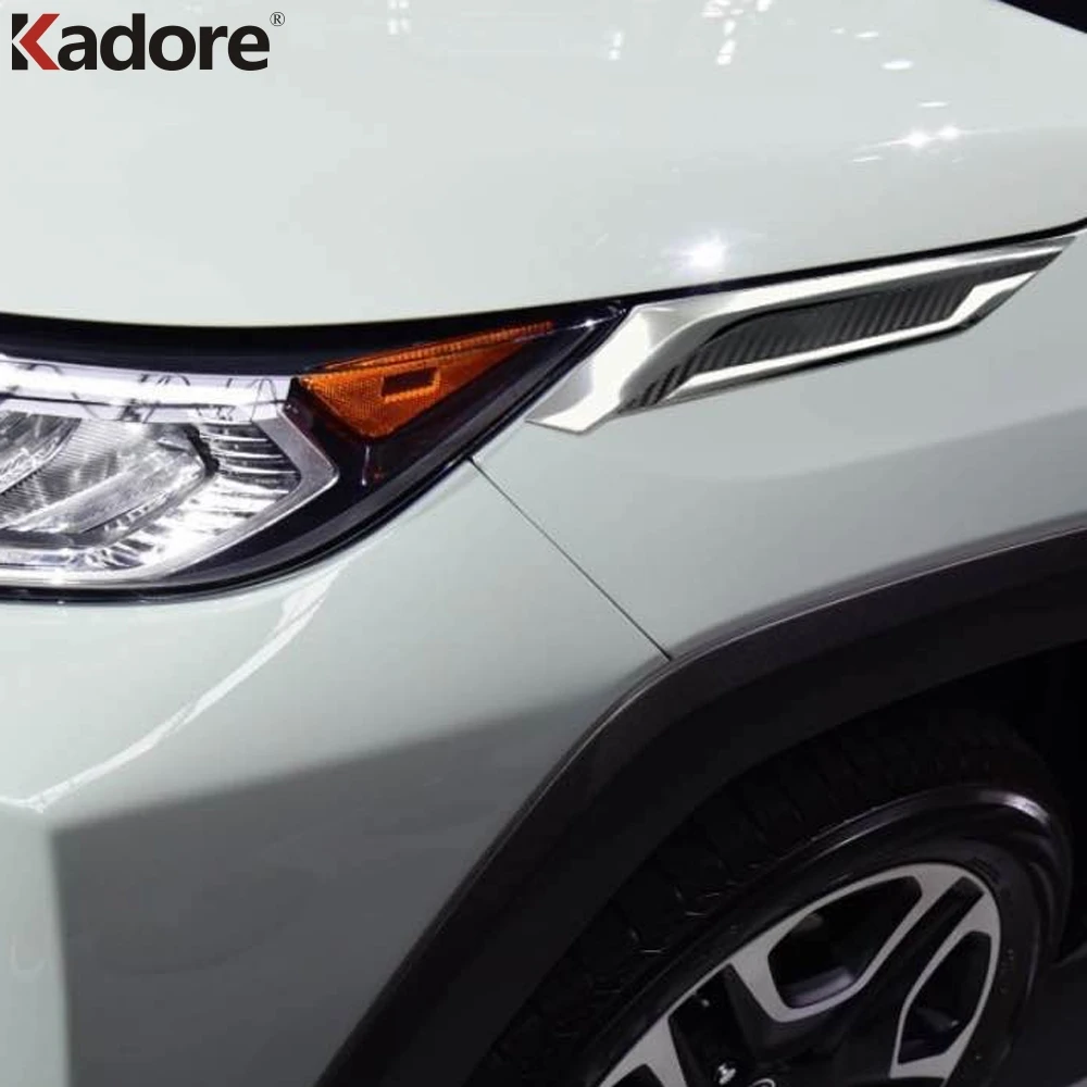 Для Toyota RAV4 для Previa RAV 4 2019 2020 2021 хромированная Автомобильная ступица переднего