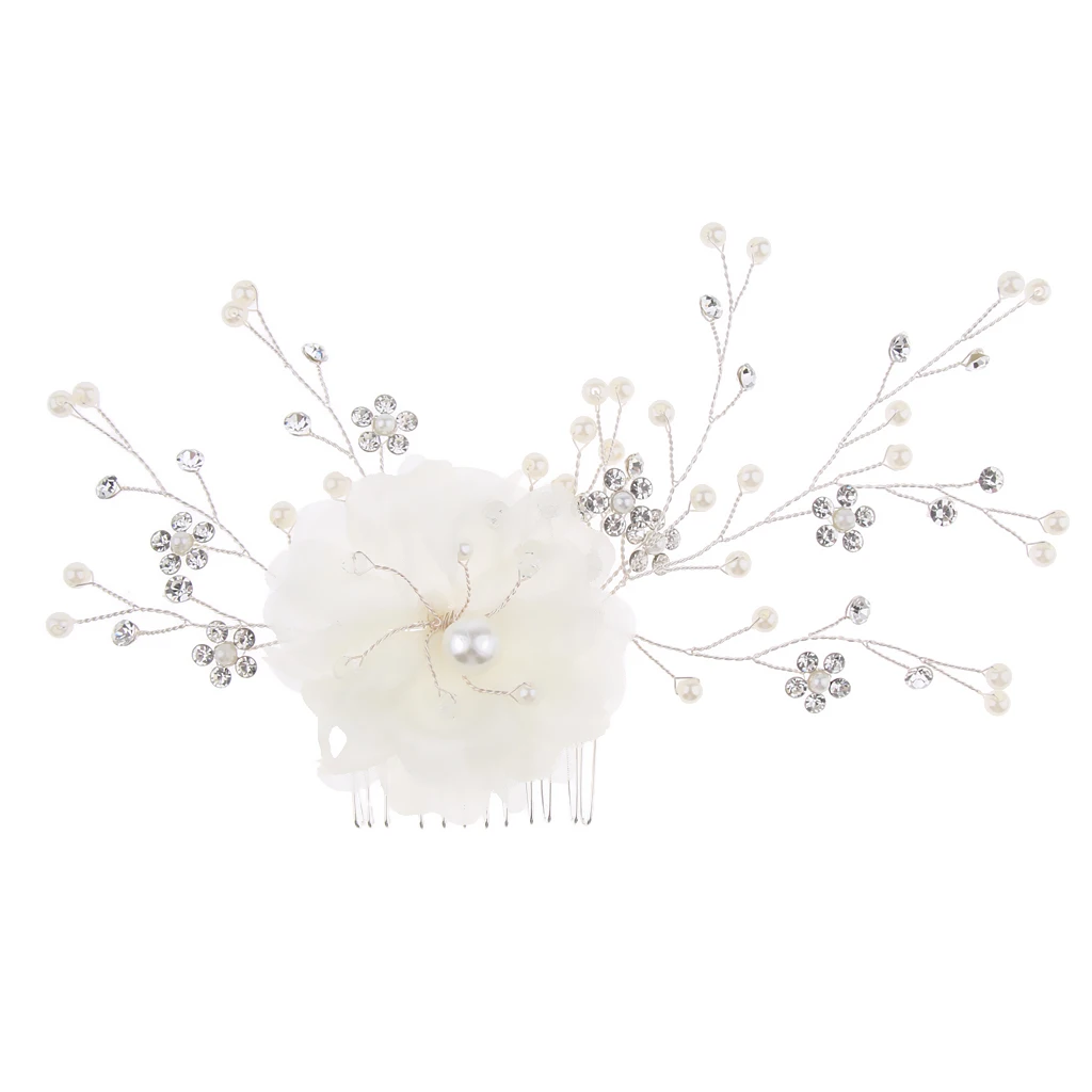 

Bride Wedding Hair Jewelry Crystal Rhinestone Diamante Hair Combs Clips Pins