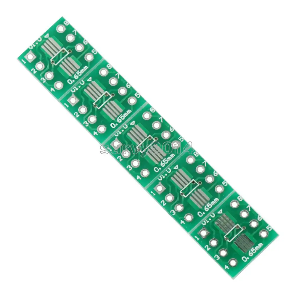 100 шт. SOP8 поворотный DIP8 / SOIC8 К IC АДАПТЕР сокет so8/tssop8/soic8/sop8 dip8 новый | Электроника