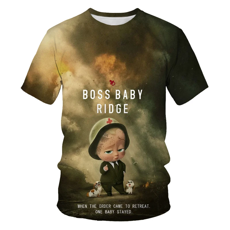 

Ladies Fashion Plus Size T-shirt Summer Casual Ladies T-shirt Girl 3D Cartoon Printing Parent-child T-shirt Multi-size 110-6XL