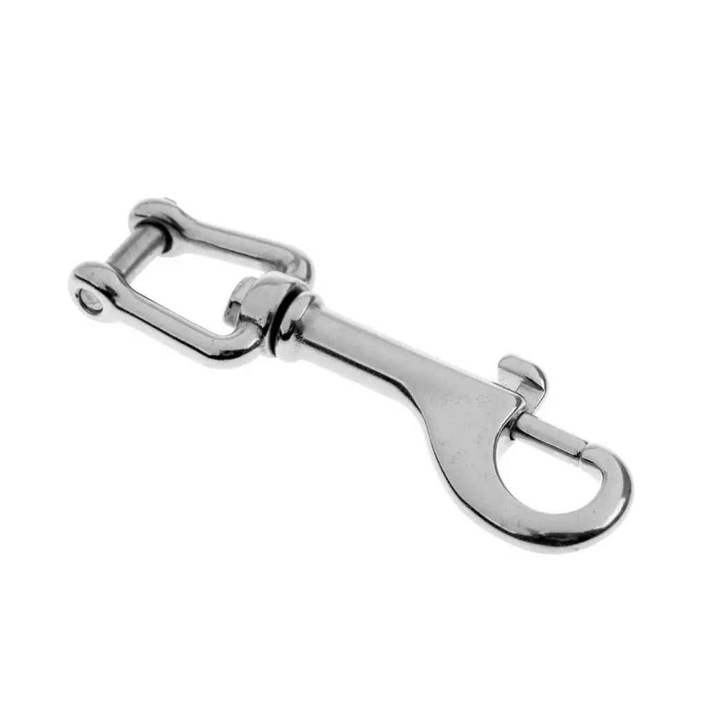 Hook Fastener Clip Dog Clasps Carabiners Swivel Stainless Steel - 8.5x2.3cm | Автомобили и мотоциклы