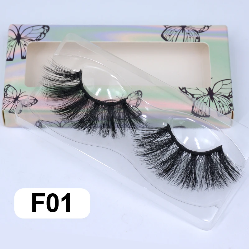 OKAYLASH ручной работы 30 мм супер длинные эффектные плотные 3D норковые ресницы